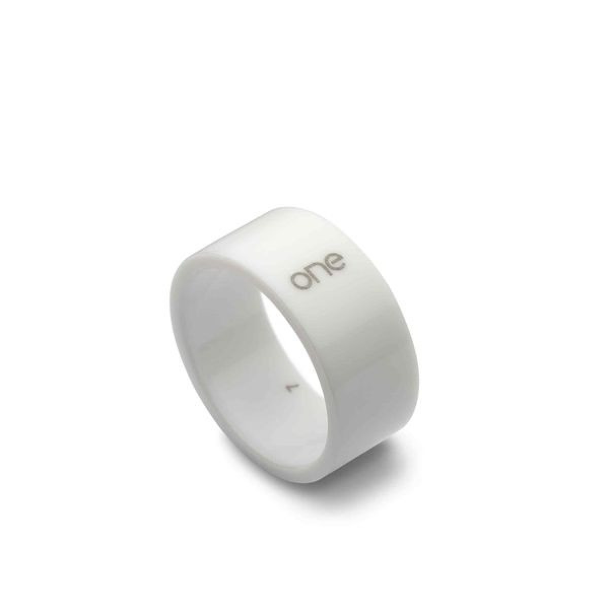 Anel One Jewels  OJNRC01 em policarbonato branco